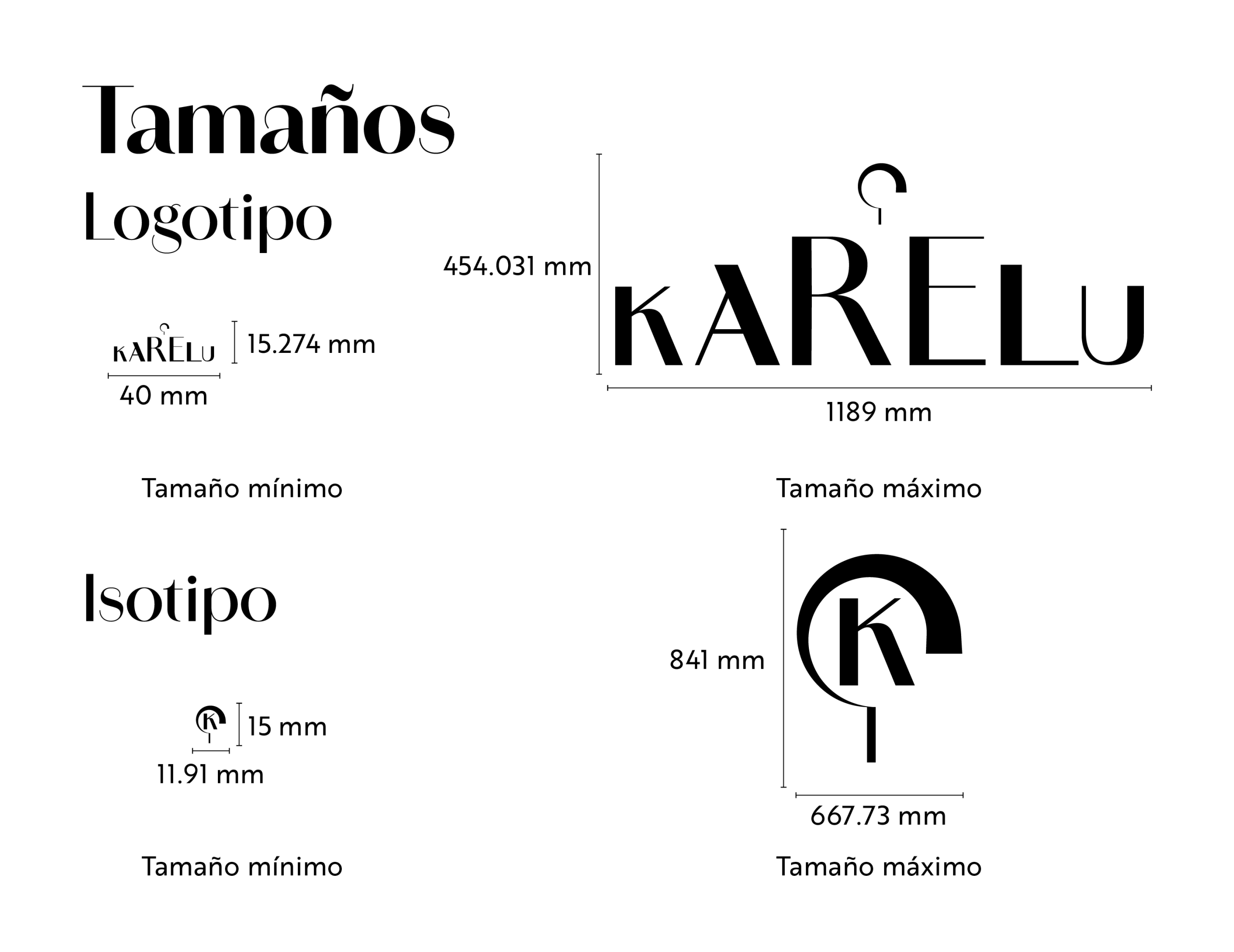 Tamaños